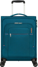 Walizka kabinowa American Tourister Crosstrack - navy/orange