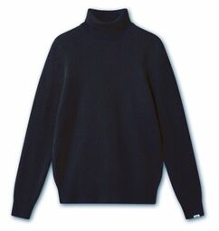 forét Marsh Rib Turtleneck Navy