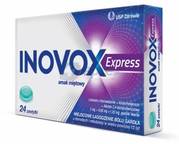 Inovox Express o smaku miętowym x24 pastylki