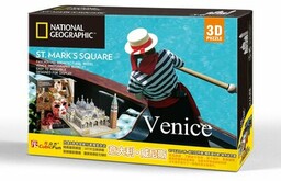 CUBIC FUN Puzzle 3D National Geographic Wenecja Plac