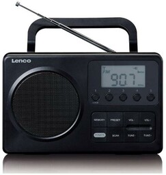 Lenco MPR-035BK Radio FM Czarny Radioodbiornik