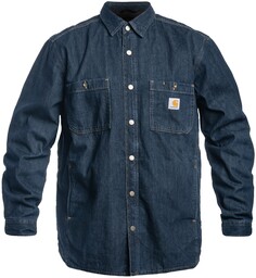 Koszula Carhartt Relaxed Denim Glacier Fleece Lined -