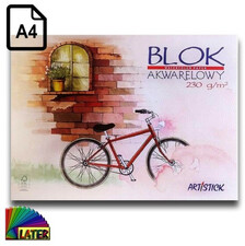 Blok akwarelowy 230g Artistick A4 od Later