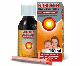 Nurofen Forte Zawiesina doustna o smaku truskawkowym