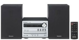 Panasonic SC-PM250 20W Bluetooth Radio FM Srebrny Mikro