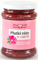 Płatki róży w cukrze 320 g - Polska