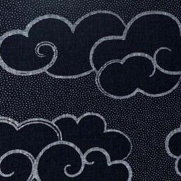 A-Street Prints Skylark Cloud tapeta, granatowa, 50 cm