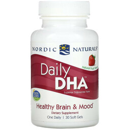 Nordic Naturals Daily DHA Strawberry 30 Kapsułek