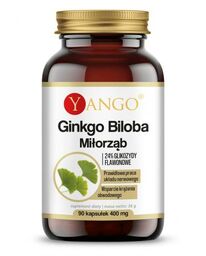 Ginkgo biloba - ekstrakt - 90 kaps Yango