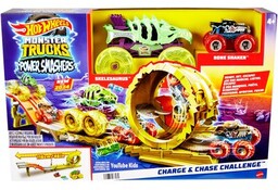 Hot Wheels Tor Monster Trucks Power Smashers Ultrawyścig