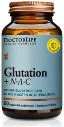 DOCTOR LIFE_Glutation N-A-C suplement diety wspomagający wątrobę 60