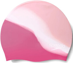 Speedo multi colour silicone cap junior różowy/biały