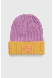 Billabong czapka X Smiley kolor fioletowy