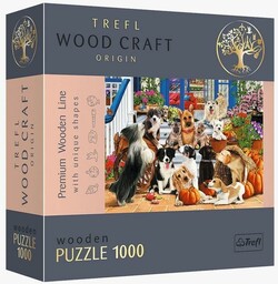 Trefl PUZZLE DREWNIANE 1000 PSIA PRZYJAźń TREFL