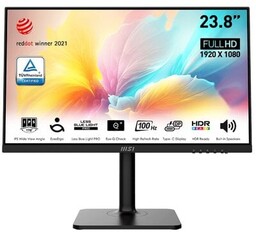 Monitor MSI 23,8" Modern MD2412P HDMI USB-C głośniki