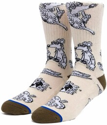 skarpetki HUF (STEVEN HARRINGTON) CREW SOCKS Natural