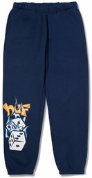 spodnie dresowe męskie HUF DICEY FLEECE PANT Navy