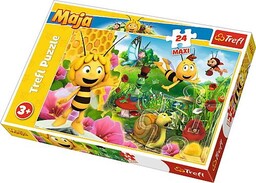 Trefl PUZZLE 24 MAXI W śWIECIE PSZCZółKI MAI