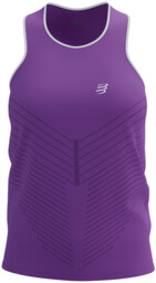 COMPRESSPORT Koszulka biegowa damska PERFORMANCE SINGLET lilac