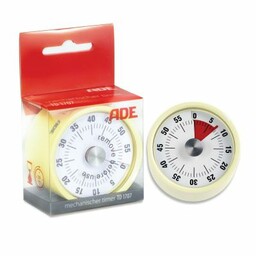 Mechaniczny minutnik kuchenny TD1707 żółty Mechaniczny minutnik kuchenny