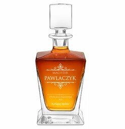 Karafka do whisky pyramid z grawerem dla magistra