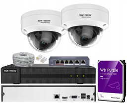 Zestaw monitoringu Hikvision Zewnętrzny IR30 PoE