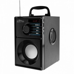 Media-Tech Głośnik BOOMBOX SILVER MT3179 Bluetooth 5.1+EDR/FM/MP3/MicroSD/USB/AUS/Pilot/USB-C/LED/RMS 15W/PMPO