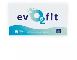 Soczewki miesięczne evO2fit monthly contact lenses 6 szt.