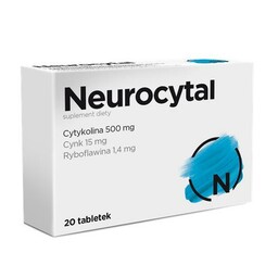 Neurocytal, cytokolina 500 mg, cynk i witamina B2-