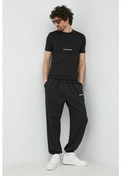 Calvin Klein Jeans spodnie dresowe kolor czarny