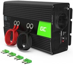 GREENCELL Przetwornica 12V na 230V 1000W/2000W Modyfikowana sinusoida