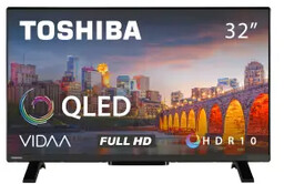 Toshiba 32QV2F63DG 32" QLED Full HD Smart TV