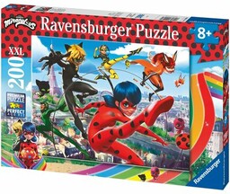 RAVENSBURGER Puzzle Miraculum Biedronka i Czarny kot 12998