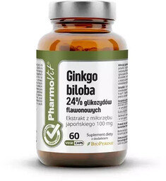 Pharmovit Miłorząb japoński ginkgo biloba (100 mg) bezglutenowy