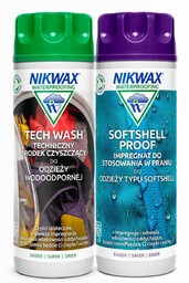 ZESTAW TWIN TECH WASH/SOFT-SHELL 2 X 300 ML