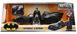 JADA TOYS Samochód Batman 1989 Batmobile z figurką