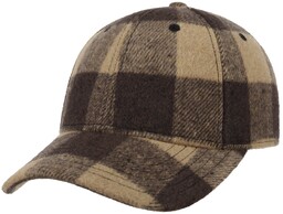 Czapka Lumbercheck by bugatti, brązowo-beżowy, One Size