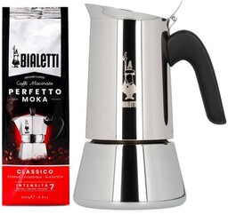 BIALETTI Zestaw prezentowy kawiarka Venus 6 TZ Srebrny