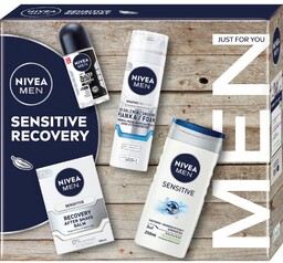 Nivea Men Sensitive Recovery Collection zestaw żel pod