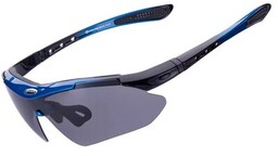 ROCKBROS Okulary rowerowe 10007 Czarno-niebieski