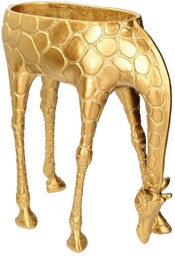 Osłonka na doniczkę Giraffe gold, 38 x 20