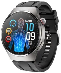 RUBICON Smartwatch RNCF32 Srebrny SMARUB300 Glukometr