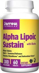 Jarrow Formulas Alpha Lipoic Sustain 300mg With Biotin