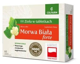 Morwa Biała forte - 60 tabletek