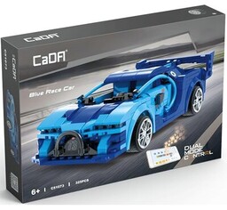 CADA Klocki plastikowe Blue Race Car Zdalne sterowanie