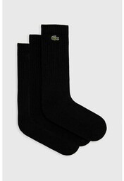 Lacoste skarpetki (3-pack) RA4182 męskie kolor czarny RA4182-8VM