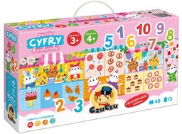 CzuCzu Puzzle cyfry Króliczki 3+ 4+