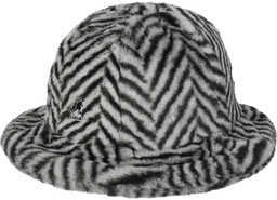 Kapelusz Tekstylny Faux Fur Stripe Casual by Kangol,