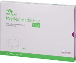 MOLNLYCKE Mepilex Border Flex Oval 15 x 19cm