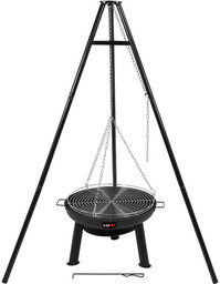 Lund GRILL WISZĄCY NA TRÓJNOGU, RUSZT 61CM